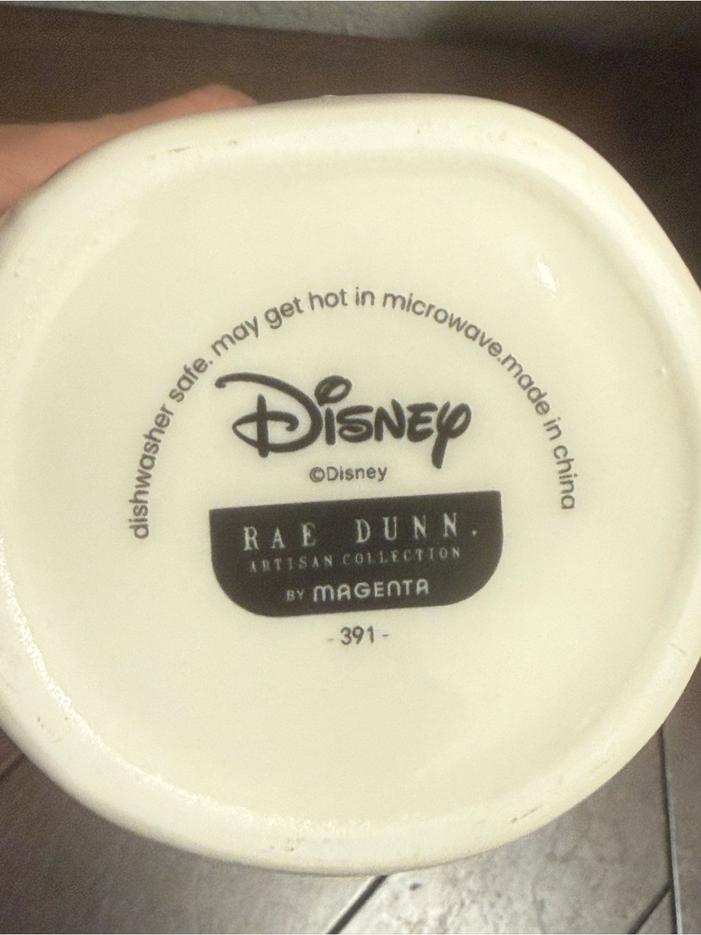 Rae Dunn x Disney Halloween Mug — White & Orange with Mickey and Friends - Picture 4 of 7